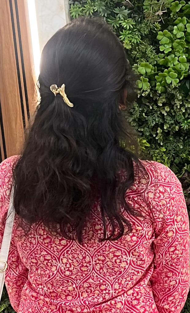 Hair before using Thulasi's Herbal Oil